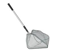 Foldable Aluminum Fishing Net, Compact Telescoping Design for Outdoor Adventures and Angling Outdoor Fishing Net Compact Telescoping Handle Foldable Aluminum for Travel and Adventures