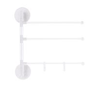 Foldable Aluminum Towel Rack - Wall-Mounted Bathroom Towel Holder, No Punch Adhesive Hook, Space-Saving nizer for Towels, Clothes, and Accessories, Ideal for Home Use