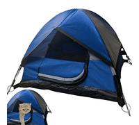 Foldable Animal Hideaway, Lightweight Travel Sleeping, Easy Setup Outdoor Lounge for Companion Pets, Secure Zippered Design with Ventilation, Modern Adventure Accessory with Style