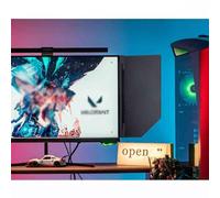 Foldable Anti-Glare Monitor Hood, Displayshading Side Panel， 24-27 Inch Adjustable Side Panel with Privacy Protection & 180° Adjustment Angle - Desktop Computer Sunshade(Right side (single))