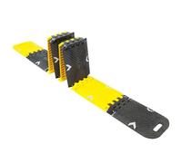 Foldable Anti-Slip Speed Humps, Road Safety Speed Bump with Handle for Streets, Community Entrances, School Entrances, Parking Lots