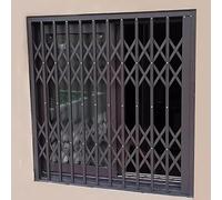 Foldable Anti-Theft Window Security Net, Aluminum Bars for Sliding Doors, Outdoor Burglar Prevention, Ideal for Lofts & Sheds, 80 x 140 cm Window Barrier