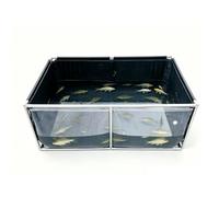 Foldable Aquarium, Translucent PVC Koi Tank, Outdoor Fish Pond for Breeding and Garden Display, Easy Assembly (1.5x1x0.5m)