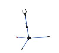 Foldable Archery Bow Tripod, Stable Bow Holder Space-saving for Indoor Storage Outdoor Training Schools Clubs(Blue)