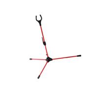 Foldable Archery Bow Tripod, Stable Bow Holder Space-saving for Indoor Storage Outdoor Training Schools Clubs(Red)