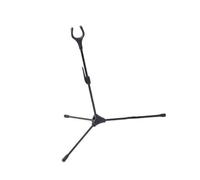 Foldable Archery Bow Tripod, Stable Bow Holder Space-saving for Indoor Storage Outdoor Training Schools Clubs(Black)