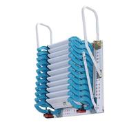 Foldable Attic Ladder Manual WallMounted Stairs Expandable Indoor & Outdoor NonSlip DesignEasy Installat Perfect for Attics & Lofts