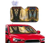 Foldable Auto Front Window Sun Shade Cover Uv Ray Reflector Sun Visor Protector Car Accessories for Car SUV Truck, Keeps Your Vehicle Cool
