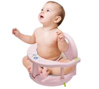 Foldable Baby Bath Chair PP 44lbs Maximum Load - Secure in-fant Bathing Support with Strong Suction, Design with Surround Support, for Family Bath Time and Toddler Bathing Safety at Home, 6-18 Months