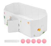 Foldable Baby Bath, Portable Baby Bathtub, 78 × 45 × 30 cm Multifunctional Non-Slip Large Toddler Bath for Age 0-8 All in One Design with Drain Plugs for Newborns & Toddlers(Cuddly Dragon)
