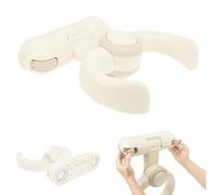 Foldable Baby Bath Support, Adjustable Wall-Mounted Shower Stand for 6-36 Months, Stable & Strong Vacuum Suction, Fits All Smooth Surfaces, Mold & Moisture-Proof, 1-Second Install(Style 2)