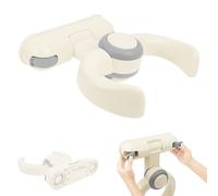 Foldable Baby Bath Support, Adjustable Wall-Mounted Shower Stand for 6-36 Months, Stable & Strong Vacuum Suction, Fits All Smooth Surfaces, Mold & Moisture-Proof, 1-Second Install(Style 1)