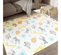 Foldable Baby Play Mat, Large Thick Foam Playmat Double-Sided, Waterproof, Non-Slip, 175x148cm, Reversible Floor Mats for Children, Toddlers & Babies, Playpen Mat f Outdoor & Indoor