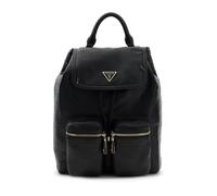GUESS leisure backpack Manhattan II Flap Backpack Black Logo