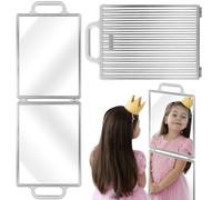 Foldable Backstage Mirror with Handle 25.4 x 74 cm Foldable Dance Mirror with Handle Dance Bag Dancer for Artists Aestheticians Home Fitness Spa