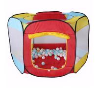 Foldable Ball Pit, Ball Pit for Toddlers 53x31 In Foldable Ventilated Mesh Tent for Baby with Roll-up Door Curtain Indoor Outdoor Sturdy Playtent for Kids, Balls Not Included