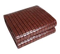 Foldable Bamboo Cooling Mattress Pad Breathable Summer Isomatte for Bed Sofa & Chair Mahjong Bed Mat Bamboo Pillow for Home & Bedroom (120x200cm/47x79in)