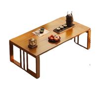 Foldable Bamboo Low Table Portable Outdoor Camping Table Eco-Friendly Odorless Compact Design Perfect for Picnics and Gardens (60 * 37 * 31cm)