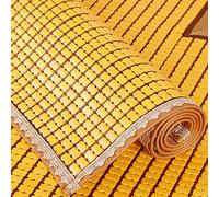 Foldable Bamboo Mattress Breathable & Cooling Natural Bamboo for Single/Double Beds Sofas & Floor Chairs Perfect Summer Essential for Comfort & Versatility