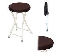 Foldable Bar Stool - Portable Kitchen Stool, 50CM Round Folding Seat, Lightweight & Space Saving, Ideal for Breakfast & Camping