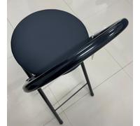 Foldable Bar Stool with Backrest Cushioned Kitchen Stool Portable Round Folding Chair for Adults 60/65/70/75 cm t for Indoor/Outdoor Use Ideal for Kitchen Islands