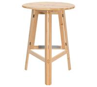Foldable Bar Table 78cm Fir Wood Side End Coffee Dining Breakfast Stand vidaXL