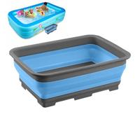 Foldable Bath Pool,Portable Rinse Basin 37x27x11.8cm, Foot Wash | 37x27x11.8cm Basin Portable Foot Soaking Basin For Swimming, Camping, Fishing, Lake, Pond, Garden, Backyard, Lawn