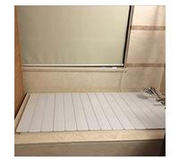 Foldable Bath Tub Cover Waterproof & Dustproof Insulating Panel PVC Roller Shower Screen for 66cm Wide Bathtubs Easy Installation & SpaceSaving Design
