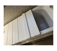 Foldable Bath Tub Cover Waterproof & Dustproof with Drain Plug Thick 1cm Insulated Polypropylene Bath Tray Panel for Ultimate Bathroom Protection