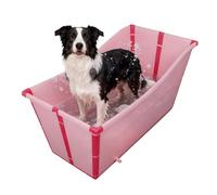 Foldable Bathtub, Adult Kid Portable SPA Sauna Soaking Bath Tub, Folding Bucket,for Hot Bath Ice Bath(Size:Pink)