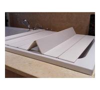 Foldable Bathtub Cover, PVC, 0.6cm Thick, Dustproof Insulation, Luxury Spa Bath Accessories, Roll-Up Lid for Ultimate Relaxation & Comfort