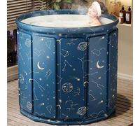 Foldable Bathtub for Adults - Lightweight Soaking Tub with Waterproof Design, Portable Shower Tub for Camping(A)