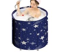 Foldable Bathtub for Adults,Thickened Shower Barrel - Lightweight Folding Bathtub for Adults, for Shower Stall, Soaking, SPA and Ice Bath