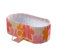 Foldable Bathtub - Large Soaking Bucket, Insulated Bath Tub, Quick to Install Portable Spa Container | Hot or Ice Bath Barrel for Athletes Family Relaxation Recovery Outdoor Home Use Accessories