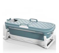 Foldable Bathtub Mobile Spa Collapsible Basin - Portable Travel Shower Bath Lounger for Small Bathrooms - Adult Mobile Bathtub with Cover