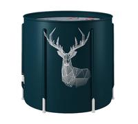 Foldable Bathtub - Soaking Bathtub - Immersion Bath | Oxford Folding Bath Tub 70x65cm | The Lightweight Folding Bathtub for Adults for Shower, Soaker, Spa and Ice Bath