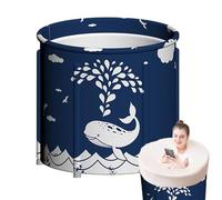 Foldable Bathtub - Soaking Bathtub - Immersion Bath | Oxford Folding Bath Tub 70x65cm | The Lightweight Folding Bathtub for Adults for Shower, Soaker, Spa and Ice Bath