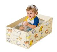 Foldable Bathtub Stable Space-Saving Bath Tub with Drain Plug | Kids Bathing Basin for Girls Indoor Bathroom Shower SPA Travel RV Balcony Outdoor