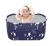 Foldable Bathtub,Thickened Portable Tub Insulated Portable Bathtub - Large Soaking Solid Shower Tub for Indoor Outdoor Home Bathroom