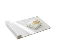 Foldable Bathtub Tray Stand with Insulation Cover, Dustproof Polystyrene Board for Bath Relaxation and Storage