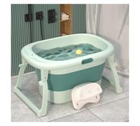 Foldable Bathtub Tub for Child,Portable with Drainage Holes,Shower Stall,for Home Sauna Sweat Steaming(1,72X52X39cm)