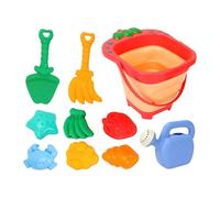 Foldable Beach Bucket Playset - Beaches Sand Toys, Foldable Buckets Shovels Playsets For Digging Games Boys Outdoor Backdoor Summer Activitiesbeach Game This Creative Set Combines A Shovel And