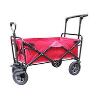 Foldable Beach Cart Heavy Du Utili n for Outdoors Adjustable Handle for Shopping Gardening Camping nic Portable and Garden Trolley