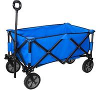 Foldable Beach Cart, Portable Shopping Trolley, Garden Utility Wagon, Travel Cart with Wheels, Car Basket, 85 x 43 x 30 cm, 50 kg/110 LB Load Capacity
