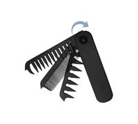 Foldable Beard Comb, Travel Hair Brush, Foldable, Antistatic Hair Brush, Styling Accessories for Dads for Use in Travel, Outdoor, Daily Commuting, Gym, Holiday and