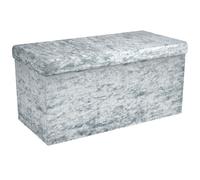 Foldable Bench 76x38x38 cm Ottoman Stool Seat Cube Storage Box