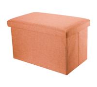 Foldable Bench 78x38x38cm Ottoman Stool Seat Cube Storage Box Lid