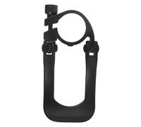 Foldable Bicycle Seatpost Clamp 34.9mm Aluminium Alloy U Shaped Locking | Quick Release Adjustability, Enhanced Stability for Saddle Fit, Black Finish, Mountain Bike Use