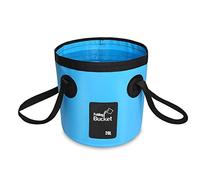 Foldable Blue Bucket, 20L Multifunctional Folding Bowl, Outdoor Collapsible Sink, Camping Travel Bucket