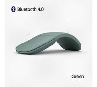 Foldable Bluetooth 4.0 Wireless Mouse with 1600 DPI, Ultra-Thin Silent Design for Microsoft Surface Book & Laptop Office Use Green
